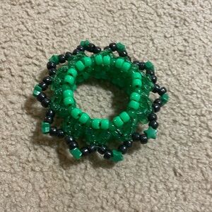 Green star kandi cuff